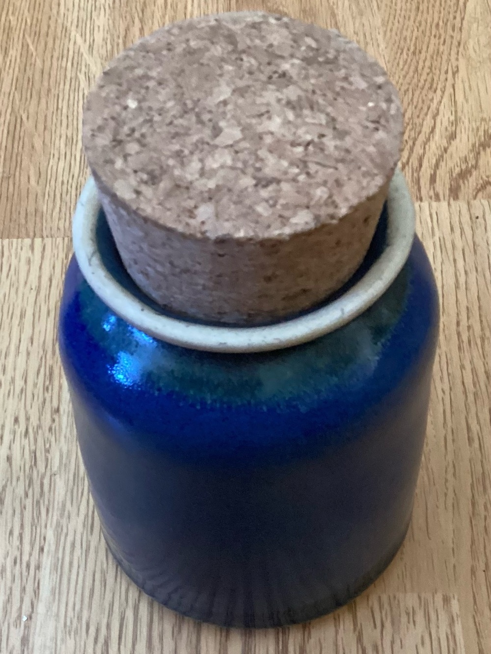 Real Brophy’s Word Jar - Handmade Ceramics - Blue/Gray - “Good News” - New - Picture 5 of 7